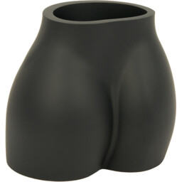 Matte Black Silhouette Toothbrush Holder - Black - Wilko - thumbnail 4