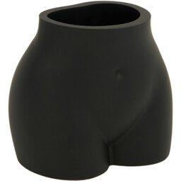 Matte Black Silhouette Toothbrush Holder - Black - Wilko - thumbnail 3