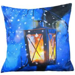 Velosso Christmas LED Light Up Lamp Filled Cushion 43 x 43cm 2 Pack - n/a - Wilko - thumbnail 1