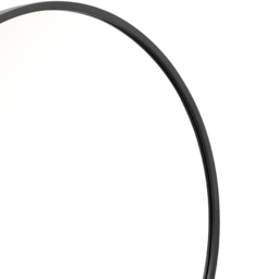 MirrorOutlet The Circulus Black Framed Circular Wall Mirror 126 x 120cm - Size: 120 x 126cm - Wilko - thumbnail 6