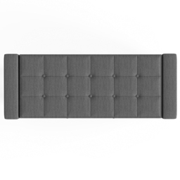 GFW Verona Charcoal Grey Ottoman Storage Bench - Size: 39 x 104 x 39cm - Wilko - thumbnail 4