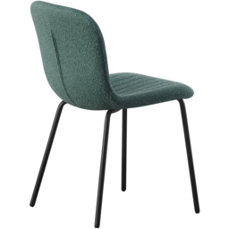Bella Set of 6 Green Teddy Faux Fur Stitched Design Dining Chairs - MCC - Wilko - thumbnail 5