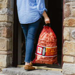 Warma Large Kindling Net Bag 12kg 3 Pack - Size: 90 x 50 x 30cm - brown - Wilko - thumbnail 3