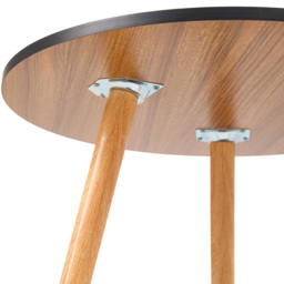 Living and Home 2 Shelf Black Marble Effect Side Table - Size: 50 x 50 x 50cm - Wilko - thumbnail 5