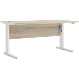 Florence Electric Height Adjustable Desk Oak and White - Size: 80.1 x 150.1 x 75.2cm - Furniture to Go - Wilko - thumbnail 3
