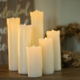Marco Paul Flickering Warm White LED Candles 6 Pack - Size: 23 x 5 x 5cm - Cream - Wilko - thumbnail 3