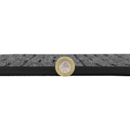 JVL Charcoal Firth Rubber Doormat 40 x 70cm - Grey - JVL Homewares - Wilko - thumbnail 7