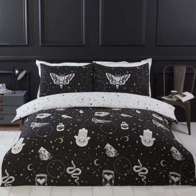 Rapport Home Gothic Magick Single Multicolour Microfibre Duvet Set - Wilko - image 1