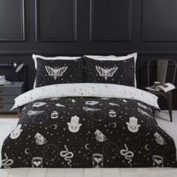 Rapport Home Gothic Magick Single Multicolour Microfibre Duvet Set - Wilko - thumbnail 1