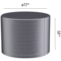 Platinum AeroCover Round Fire Table Cover 72 x 58cm - Size: 58 x 72 x 72cm - Grey - Wilko - thumbnail 7