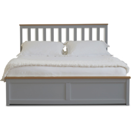 Comfy Living Double Grey Gas Lift Ottoman Bed - Wilko - thumbnail 5