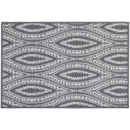 JVL Harmony Eyes Rubber Backed Door Mat and Runner Set - Size: 75 x 50 x 5cm - Grey - Wilko - thumbnail 5