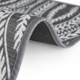 JVL Harmony Eyes Rubber Backed Door Mat and Runner Set - Size: 75 x 50 x 5cm - Grey - Wilko - thumbnail 7