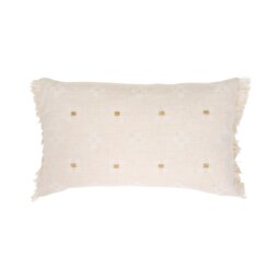 Kacie Embellished Cushion Beige - Divante - Wilko - thumbnail 1