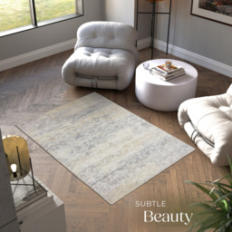 tectake Dalia Non Slip Washable Rug 170 x 120 x 0.6cm - Size: 0.6 x 120 x 170cm - Cream - Wilko - thumbnail 6