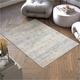 tectake Dalia Non Slip Washable Rug 170 x 120 x 0.6cm - Size: 0.6 x 120 x 170cm - Cream - Wilko - thumbnail 3