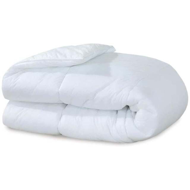wilko Double Warm Hollowfibre Duvet 13.5 Tog - White - Love 2 Sleep - image 1