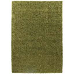 Desire Rugs Oxford Green Plain Shaggy Rug 60 x 110cm - Wilko - thumbnail 1