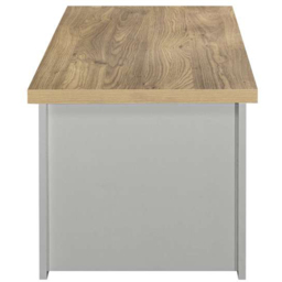 Highgate Grey and Oak Coffee Table - Size: 47 x 105 x 41cm - Birlea - Wilko - thumbnail 5