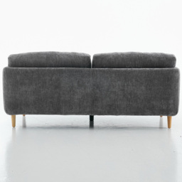 Furniture One 3 Seater Luxury Mid Century Sofa - Grey - Wilko - thumbnail 5