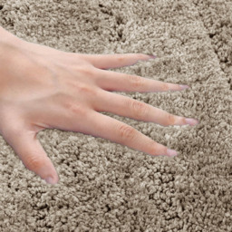 Velosso Linear Natural Bath Mat Set - Size: 50 x 80 x 1cm - Brown - Wilko - thumbnail 5
