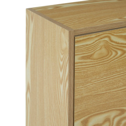 Premier Housewares 2 Tier Light Brown Shoe Cabinet - Size: 60 x 24 x 81cm - Wilko - thumbnail 7