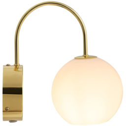 Nordlux Franca Brass Wall Light - Size: 22 x 13 x 21cm - Gold - Wilko - thumbnail 5
