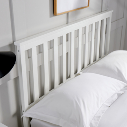 Home Source Florida Double White Wooden Ottoman Bed Frame - Wilko - thumbnail 5