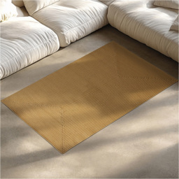 tectake Raya Rug 150 x 80 x 0.5cm - Size: 0.5 x 80 x 150cm - Brown - Wilko - thumbnail 3