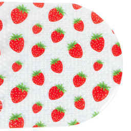 Strawberry Printed Bath Mat - Multicoour - Wilko - thumbnail 3