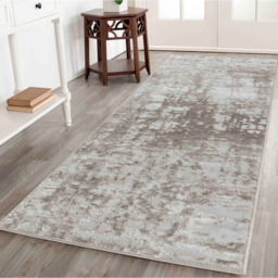 Desire Rugs Serenity Stone Abstract Lines Rug 60 x 220cm - Wilko - thumbnail 3