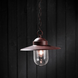 Nordlux Luxembourg Rusty Outdoor Pendant Light - Size: 24 x 27.5 x 24cm - Multi - Wilko - thumbnail 5