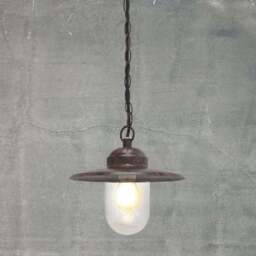 Nordlux Luxembourg Rusty Outdoor Pendant Light - Size: 24 x 27.5 x 24cm - Multi - Wilko - thumbnail 3