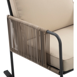 Teamson Home 2 Seater Rocking Chair Conversation Set with Cushions - Brown - Wilko - thumbnail 7