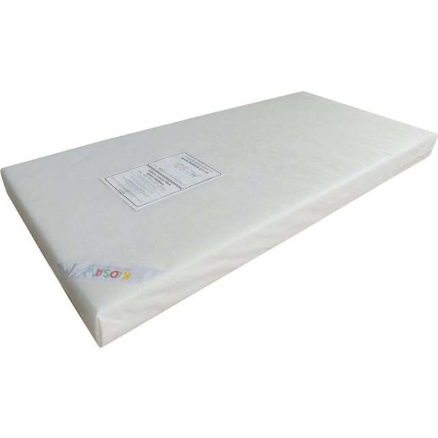 Kidsaw Junior Toddler Fibre Safety Mattress - White - Wilko - image 1