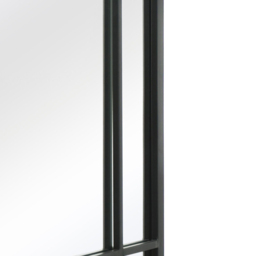 MirrorOutlet The Tabula Black Metal Framed Window Wall Mirror 180 x 90cm - Wilko - thumbnail 6