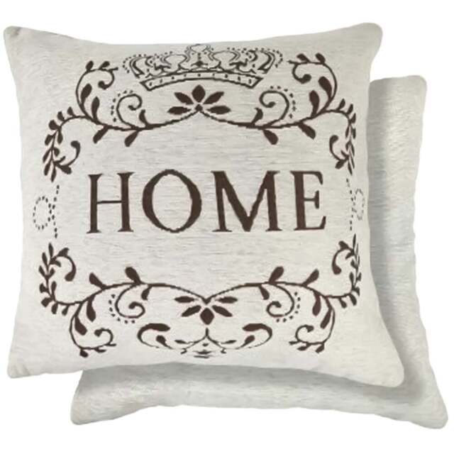 Serene Simply Home Natural Cushion Cover 43 x 43cm - Cream - Wilko - image 1