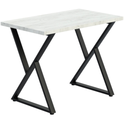 Shefa Chicago 4 Seater Dining Table White Craft Oak - Wilko - thumbnail 3