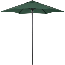 Outsunny Green Push Open Parasol 2m - Wilko - thumbnail 1