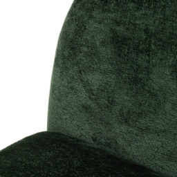 Living and Home Modern Green Chenille Upholstered Lounge Chair - Size: Single - Wilko - thumbnail 7