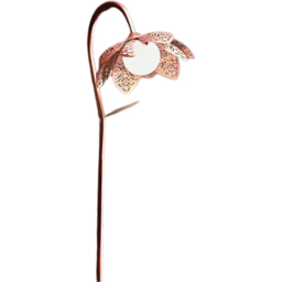 Garden Mile Bloom Damasque Flower Solar LED Stake Light - Size: 90 x 15 x 15cm - Brown - Wilko - thumbnail 1