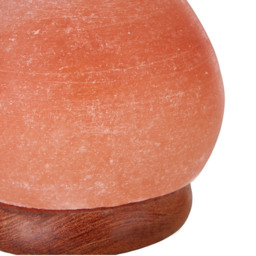 Premier Housewares Teardrop Salt Lamp - Size: 9 x 9 x 13cm - Pink - Wilko - thumbnail 4