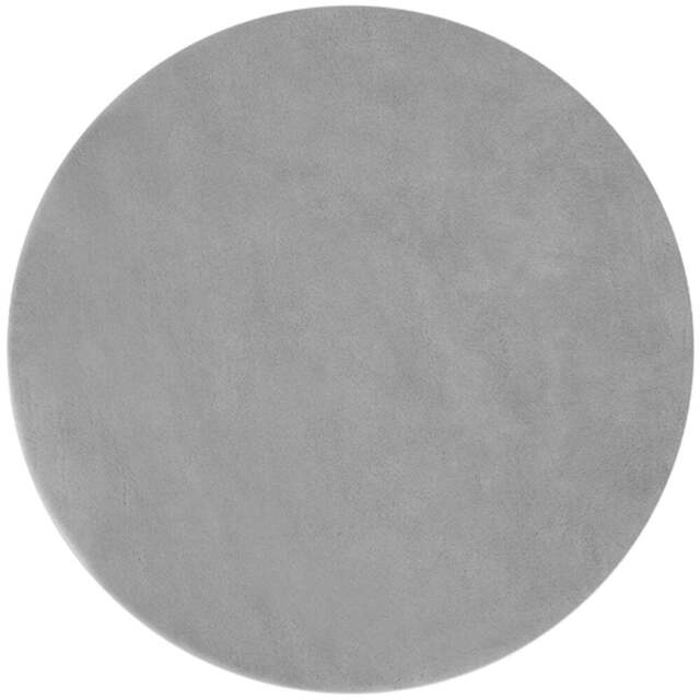 tectake Zonelle Grey Short Pile Ultra Soft Rug 120 x 120cm - Size: 1 x 40 x 60cm - Clear - Wilko - image 1