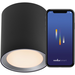Nordlux Landon Smart Black Long Ceiling Light - Size: 14 x 12.5 x 14cm - Wilko - thumbnail 5