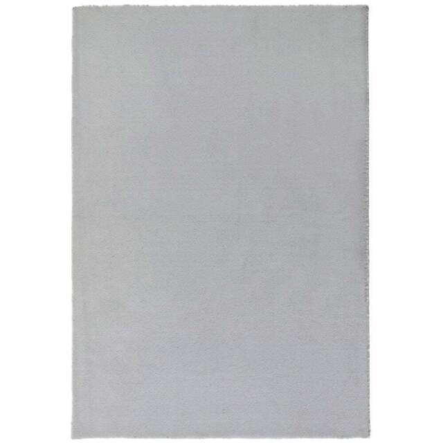Origins My Washable Grey Faux Fur Rug 80 x 150cm - Origins Rugs - Wilko - image 1