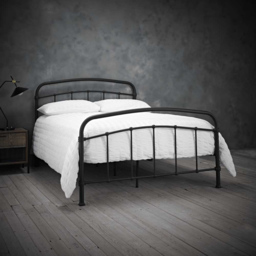 Halston 5.0 King Size Black Metal Bed Frame - LPD Home - Wilko - thumbnail 4