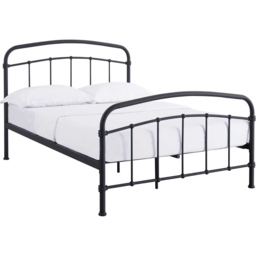 Halston 5.0 King Size Black Metal Bed Frame - LPD Home - Wilko - thumbnail 3