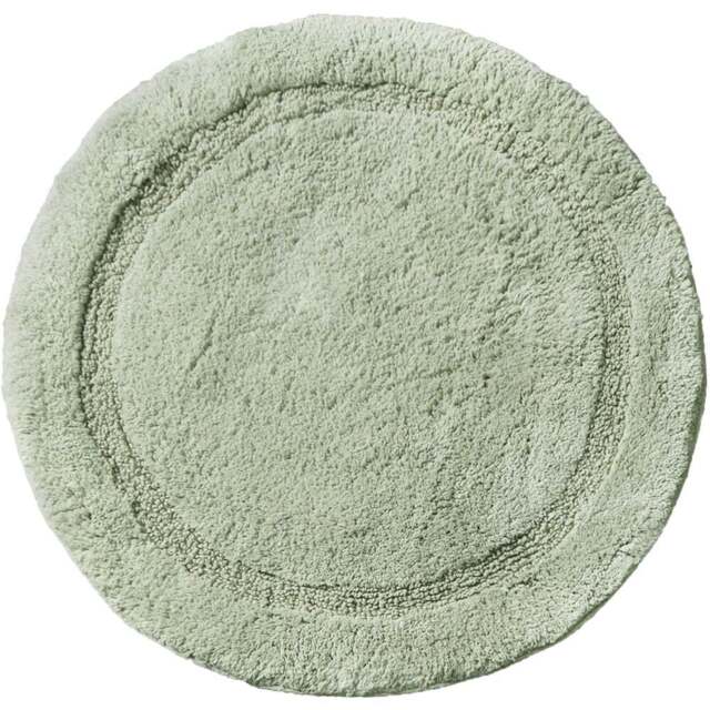 Allure Bath Fashions Marrakesh Sage Green Round Non-Slip Bath Mat 65cm - Size: 65 x 65cm - Wilko - image 1
