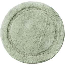 Allure Bath Fashions Marrakesh Sage Green Round Non-Slip Bath Mat 65cm - Size: 65 x 65cm - Wilko