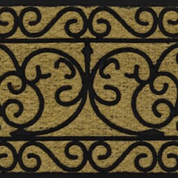 JVL Scroll Woven Tuffscrape Doormat 45 x 75cm - JVL Homewares - Wilko - thumbnail 6